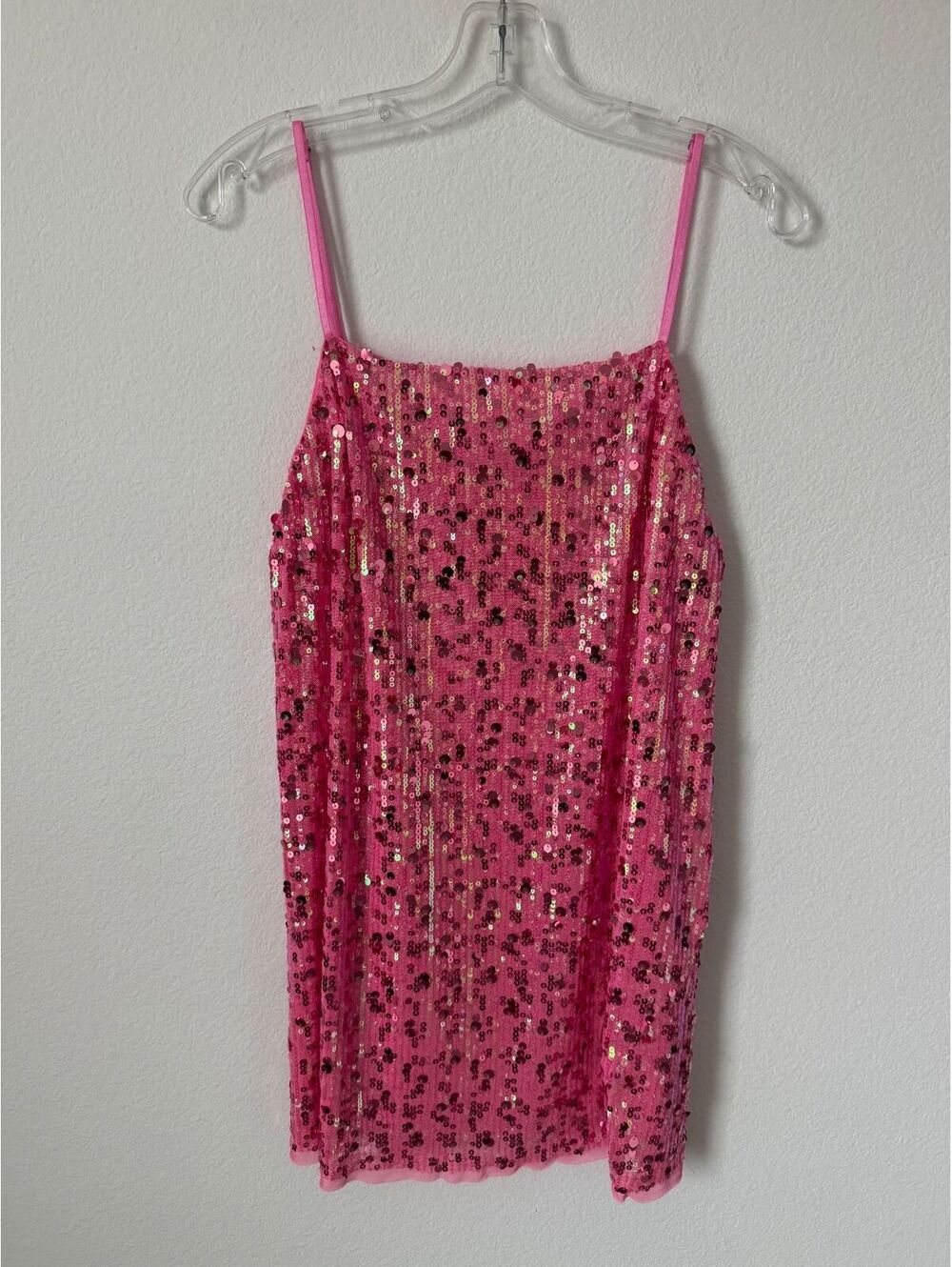 Free People Intimately Sleeveless Sequin Midnight Kiss Mini Slip Dress Size M